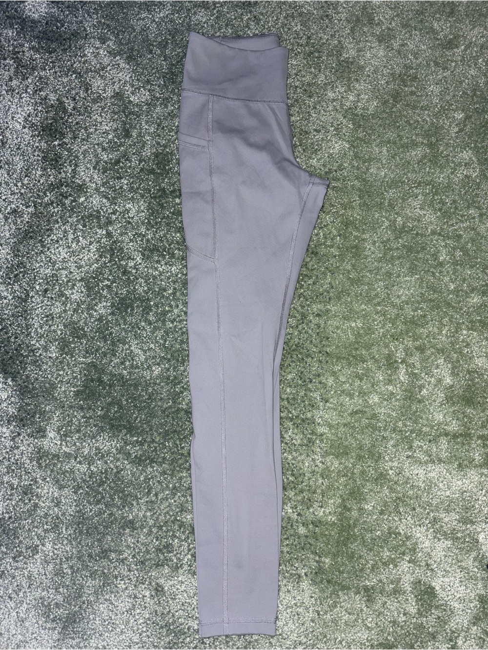 Gilly Hicks Light Gray High-Waist Leggings with Side Pocket